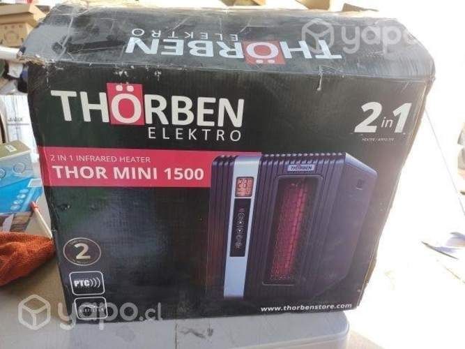 Estufa Infrarroja 2 En 1 Thor Mini 1500 Marca Thor