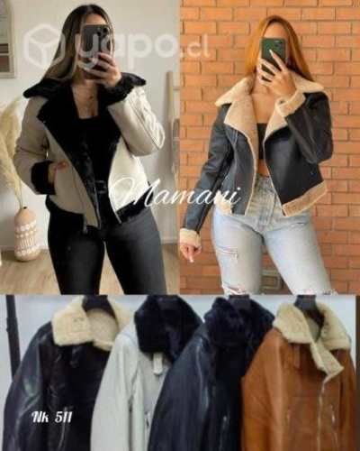 Hermoso chaleco aviadora con chiporro