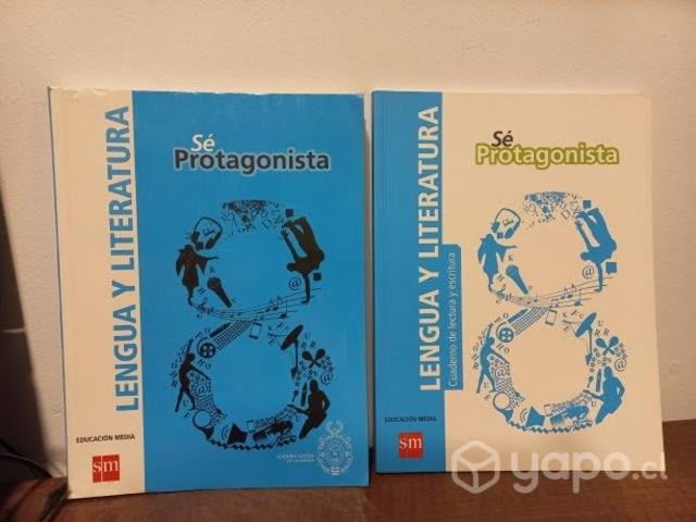 Libros de lenguaje Sé protagonista 8 básico