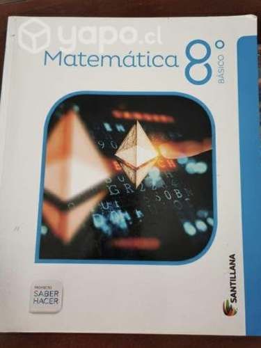 Libro Matemáticas 8vo basico Santillana SaberHacer