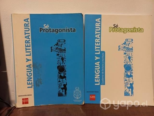 Libros de lenguaje Sé protagonista 1 medio