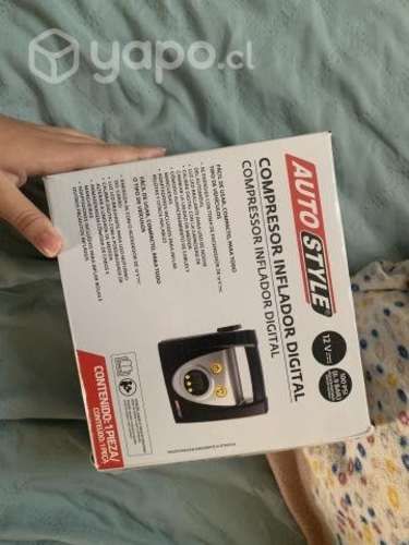Compresor inflador digital de aire para autos