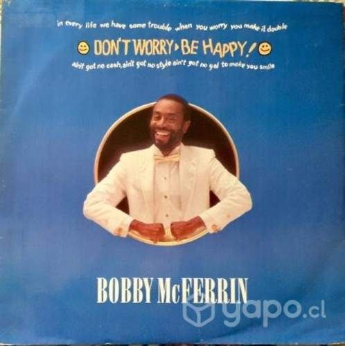 Bobby McFerrin Vinilo 12 Inch Don,t Worry Be Happy