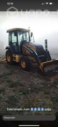 Retro excavadora valdivia