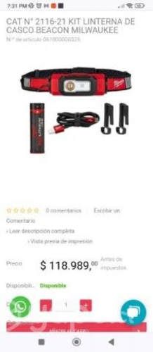 Antena led para casco