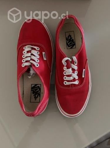 Zapatillas Vans rojas Originales