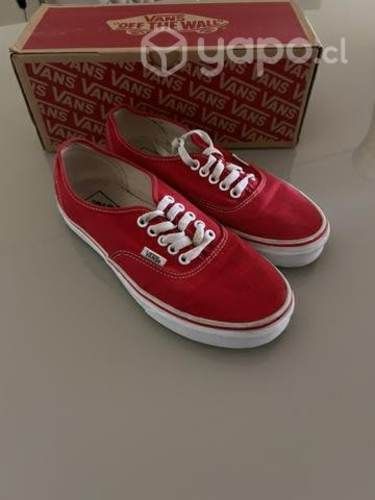 Zapatillas Vans rojas Originales
