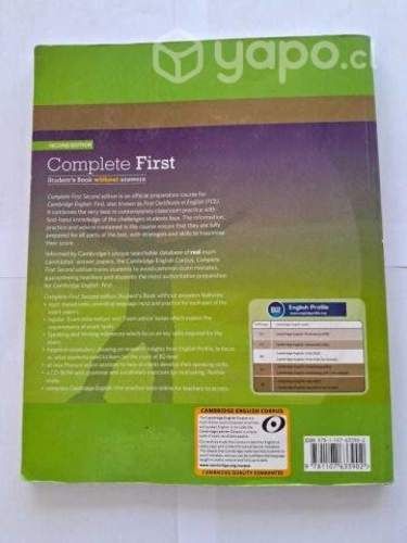 Complete First Student Book Without Answers