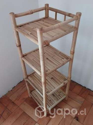 Repisa Estante Bambú