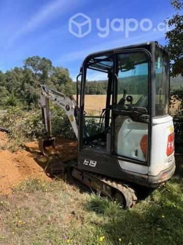 Mini excavadora arriendo