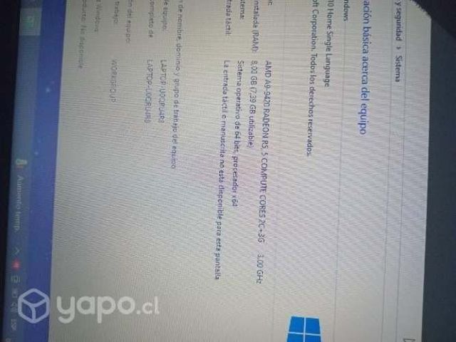 Notebook Lenovo 360 Ideapad