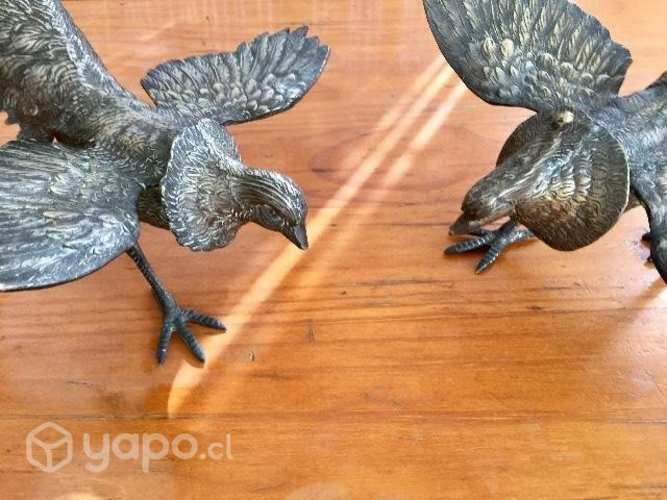 Hermosas figuras de bronce