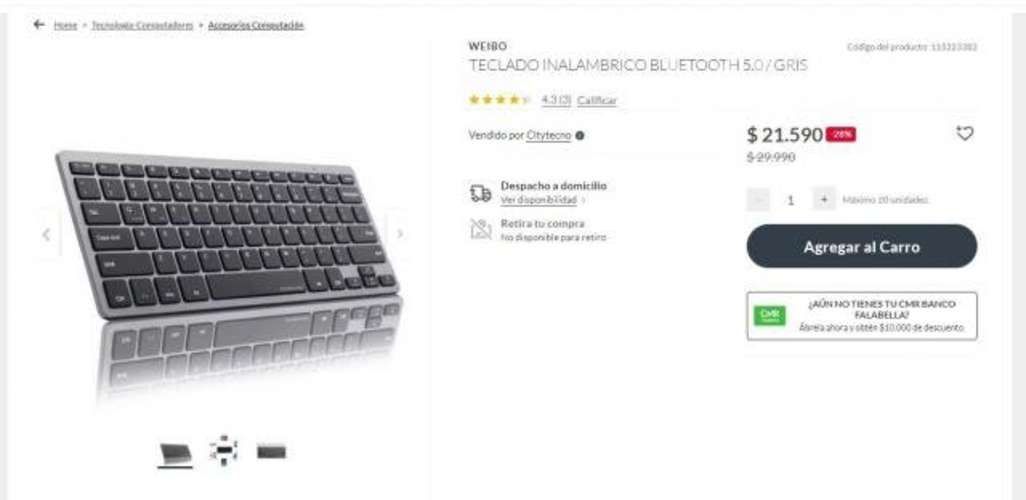 Teclado Inalámbrico