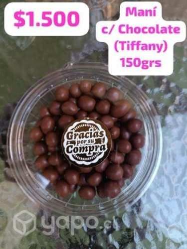 Mani c/ chocolate (Tiffany) 150 grs.