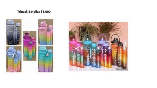 Tripack botellas