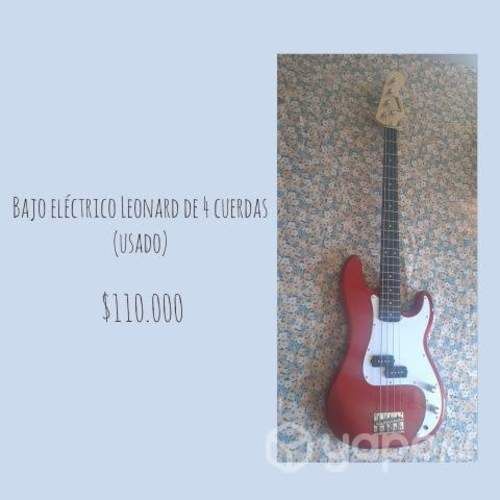 Bajo electrico Leonard Usado 4 cuerdas