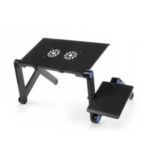 Mesa para notebook con 2 ventiladores usb, plegabl