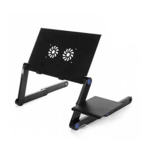 Mesa para notebook con 2 ventiladores usb, plegabl