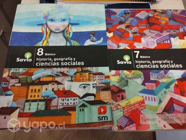 Libros savia 7 y 8 historia ciencias sociales