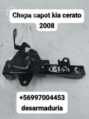Chapa capo Kia cerato año 2008 desarmaduría