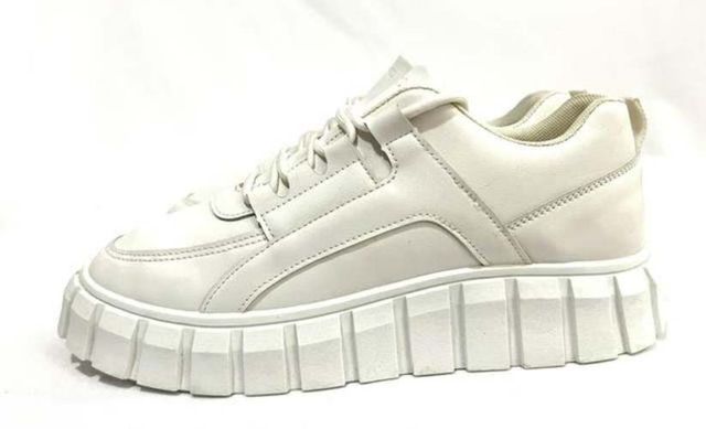 Zapatilla Sintética Marca K&co N*40 Blanco