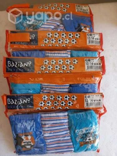 Pack de 3 Slip Niño