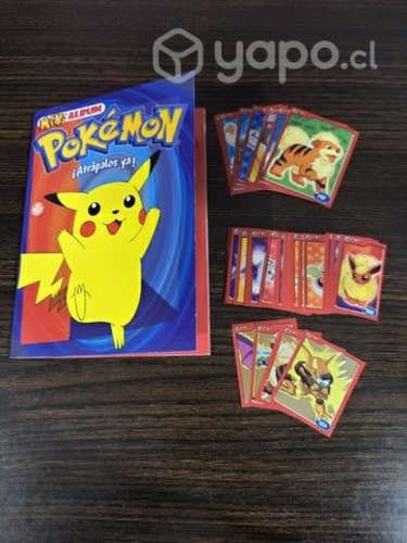 Mini Álbum Pokémon + Todas Sus Láminas A Pegar