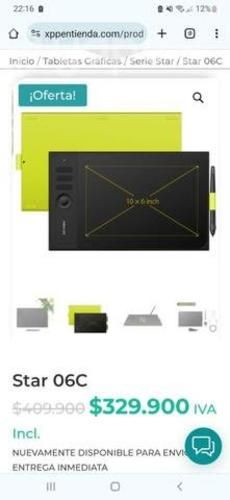 Tableta grafica Xpen Star 06C