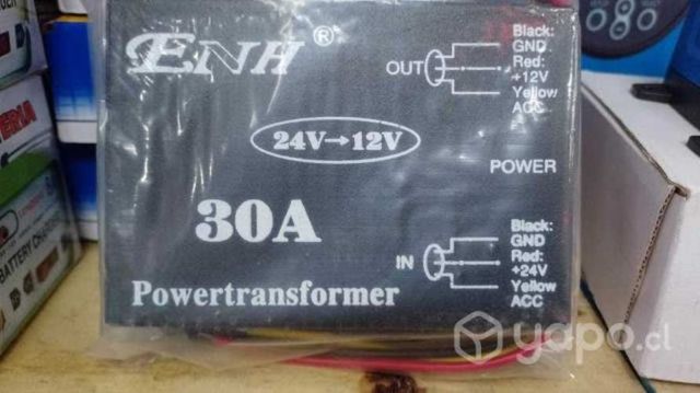 Conversor de corriente de 24 a 12v