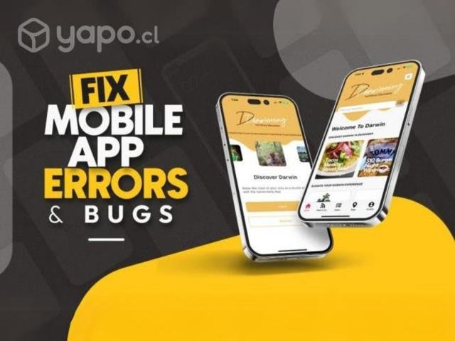 Arreglos en errores de Aplicaciones Moviles