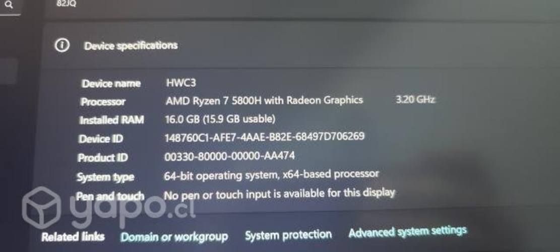 Notebook Lenovo 5 pro