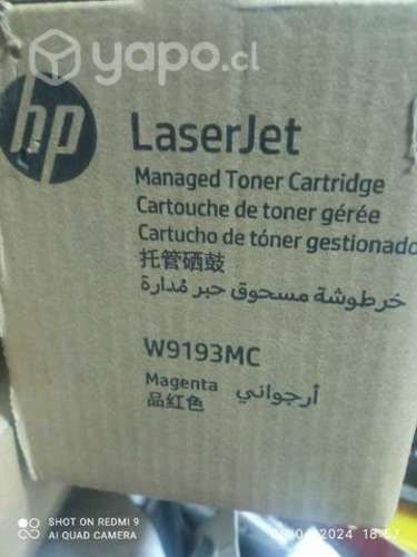 Toner HP w9193mc magenta original de alta