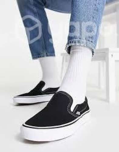 Vans Slip-ons Stackform Negras, Talla 35