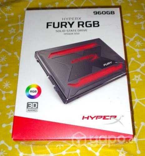 Disco Solido Hyperx Ssd Fury Rgb 960gb Sata 3 2.5