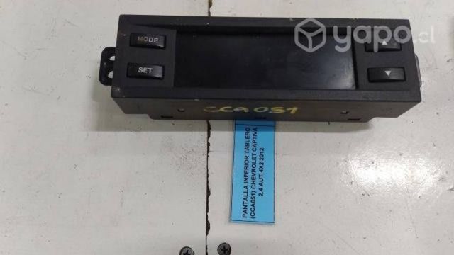 Pantalla Inferior Tablero (CCA051) Chevrolet Capti