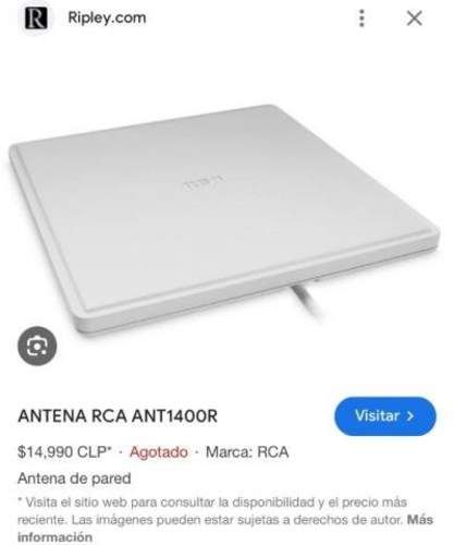 Antena para tv digital, plana para pared