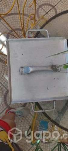 Olla de aluminio cuadrada