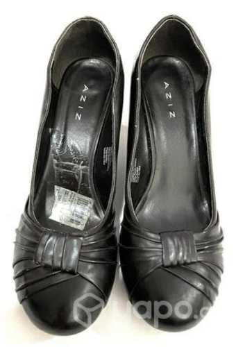 Zapato Taco Chino 100% Sintético Aziz N*39 Café