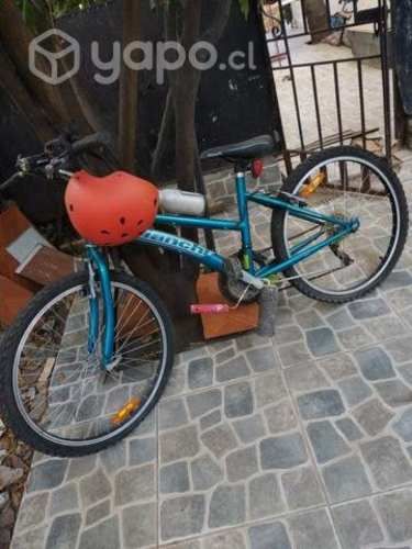 Bicicleta bianchi aro 24. Usada color azul