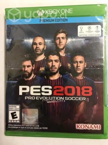 Pes 2018 XBOX ONE usado en buen estado