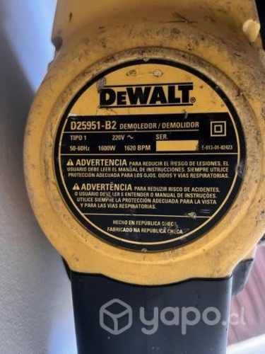 Demoledor dewalt 1600w