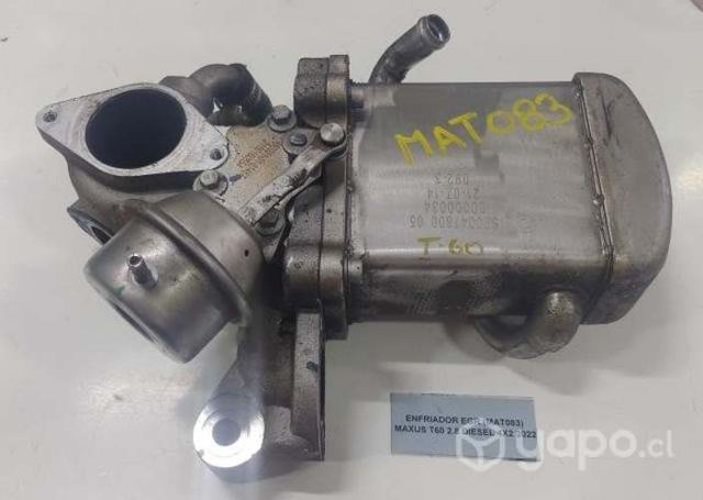 Enfriador EGR (MAT083) Maxus T60 2.8 Diesel 4x2 20