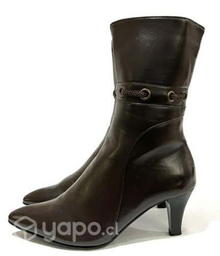 Botín 100% Sintético Marca Green Bay N°37 Café