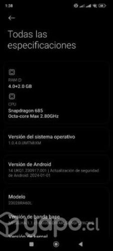 Redmi Xiaomi note 12 4g