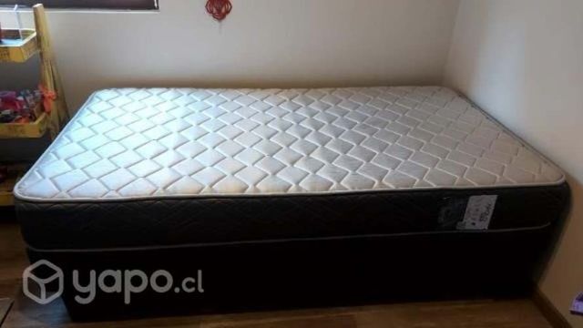 Cama Europea 1.5 plazas Celta Apolo Black