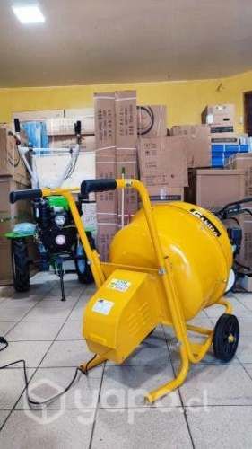 Betonera Trompo Concretero 140 Litros motor eléctr