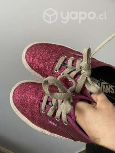 Zapatillas vans con glitter