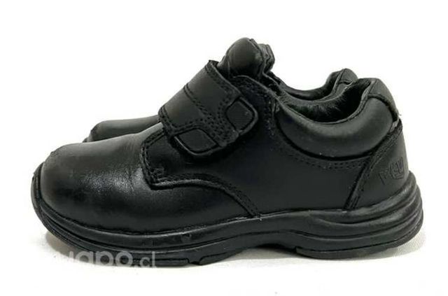 Zapato Escolar de Cuero Marca Colloky N*27 Negro