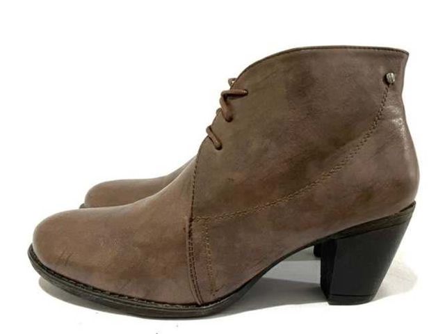 Botín Tacón 100% Sintético Marca Zibel N*39 Café