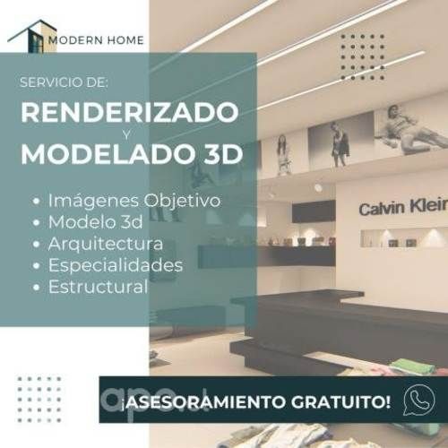 Servicio de Modelado 3D y Renderizado